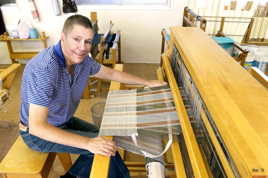 As part of Rainbow Academy, Ranchers learn fine and practical arts, like weaving