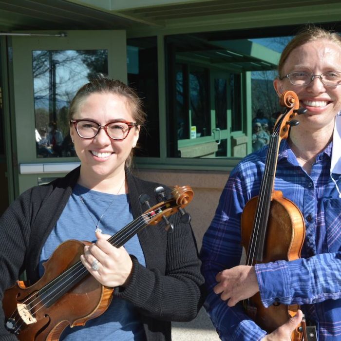 Rainbow Acres violinists at our 2021 Employee Appreciation Day Event