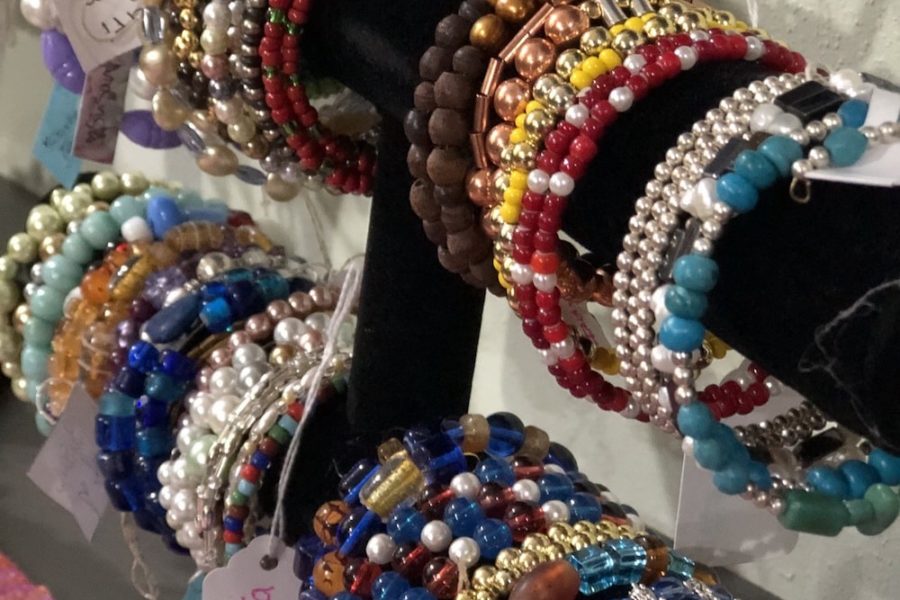 Beaded bracelets by ASD adults