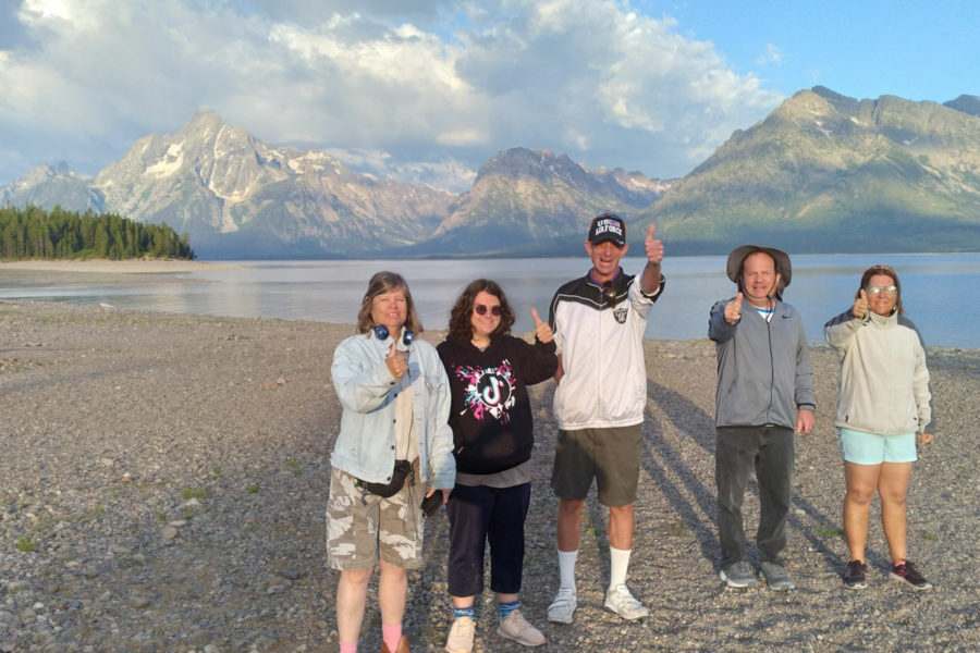 The resident ranchers went on a road trip to see the national parks in the western united states.