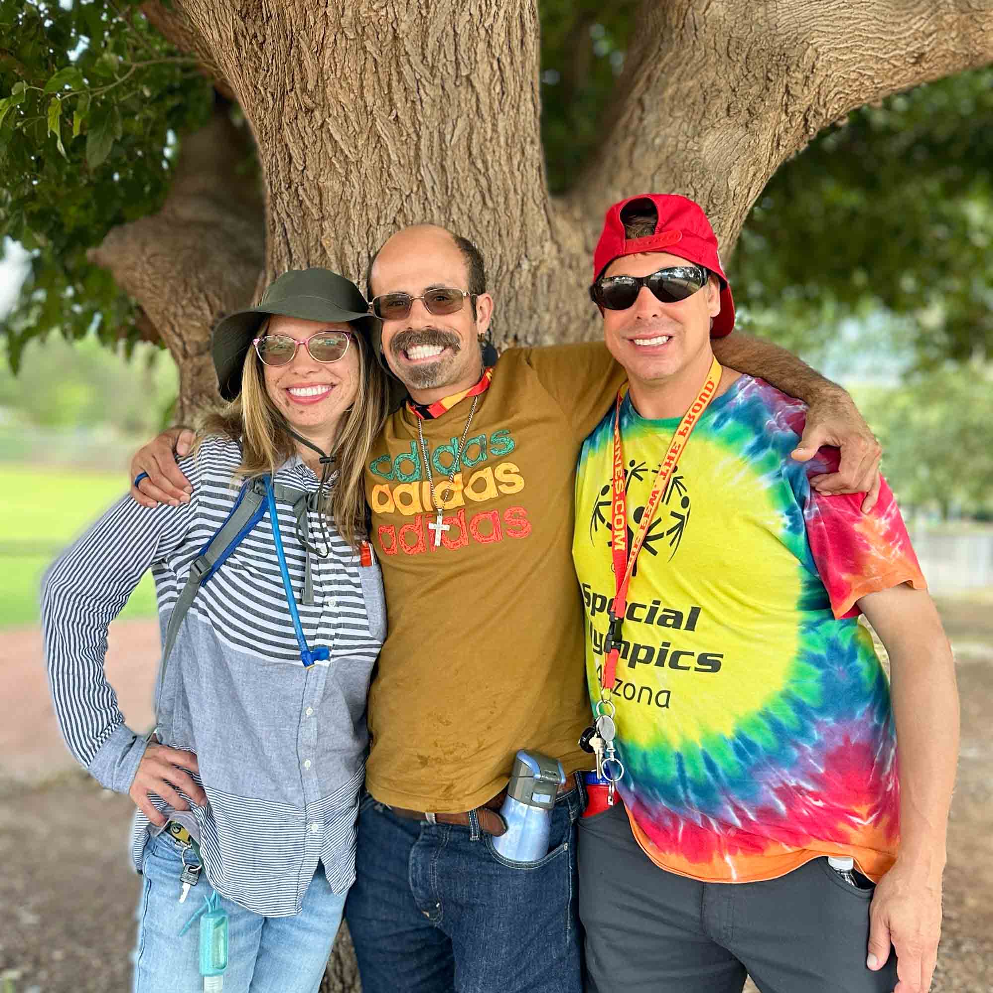 The Ranchers of Rainbow Acres on a hike in Camp Verde, Arizona