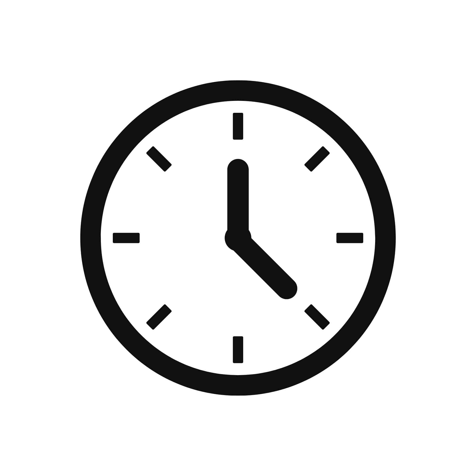 A graphic of a clock