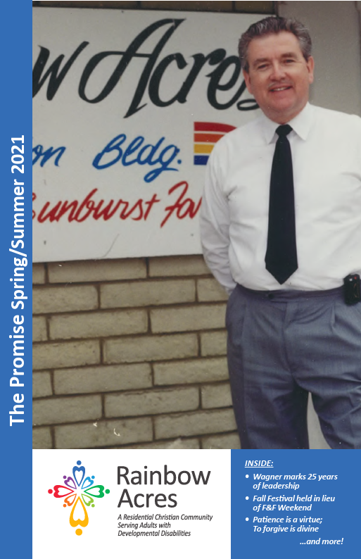 The cover of the 2021 Fall newsletter for Rainbow Acres